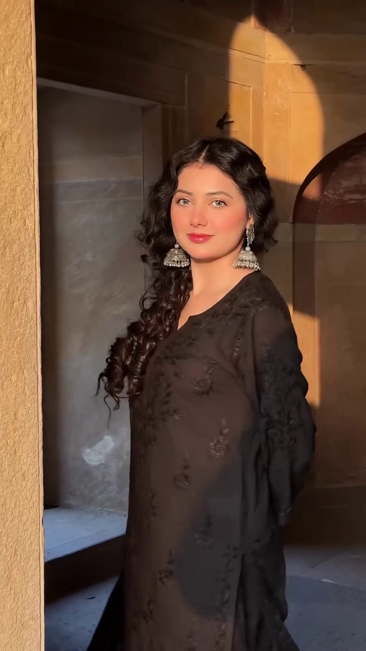 Elegant Black Ethnic Kurta Set