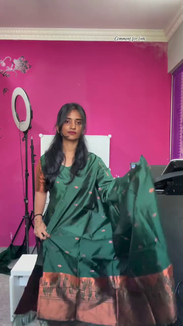 Classic Green Silk Traditional Saree