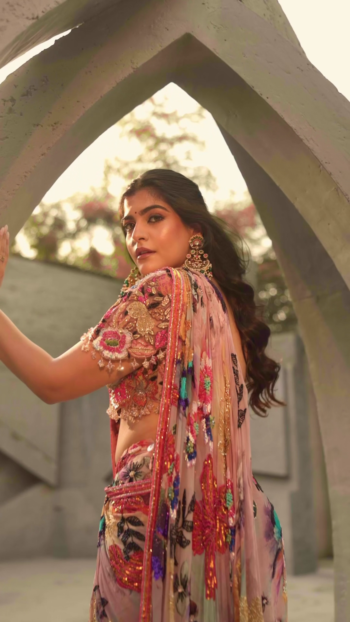 Multicolor Designer Party Wear Saree