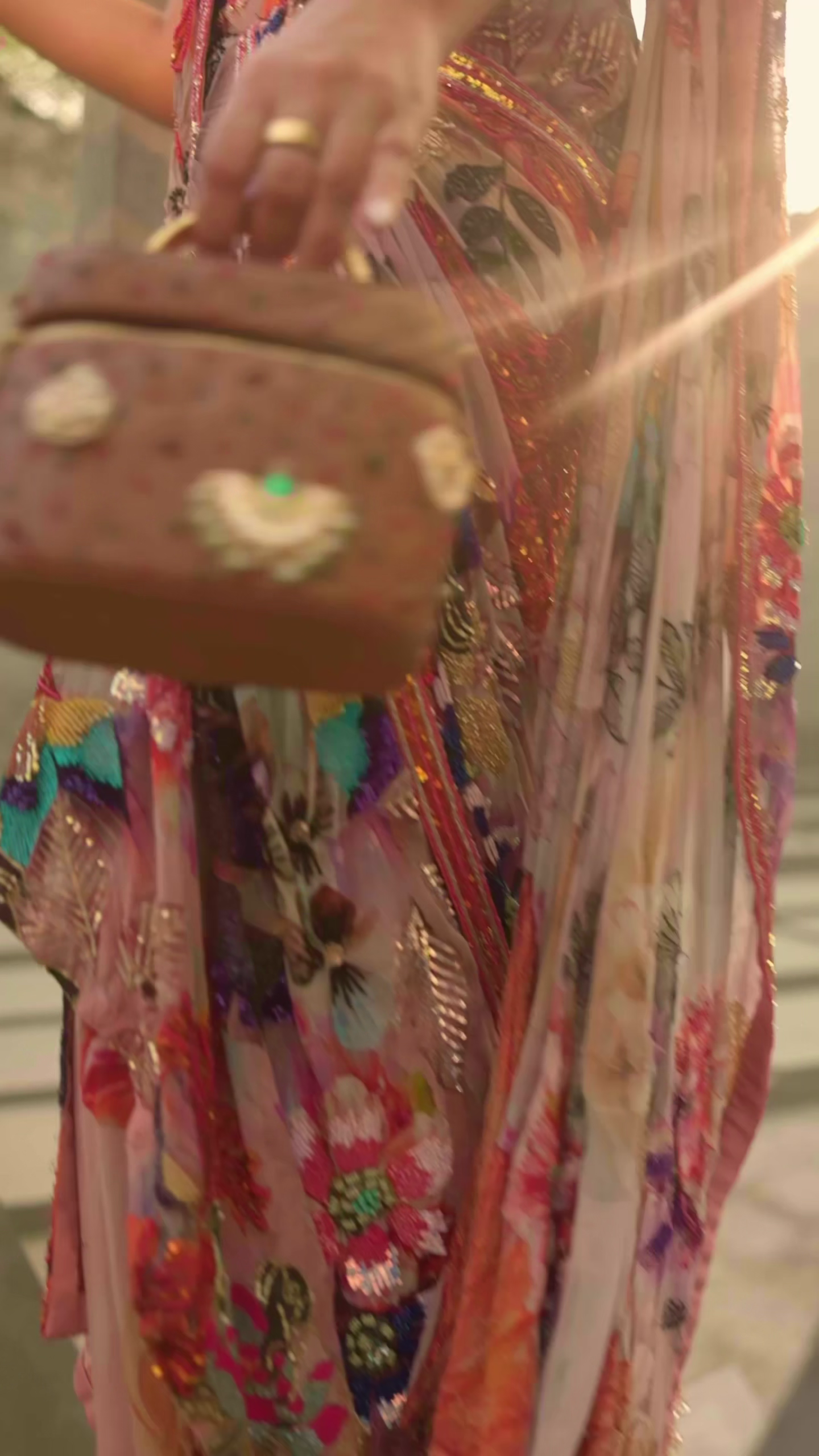 Multicolor Designer Party Wear Saree