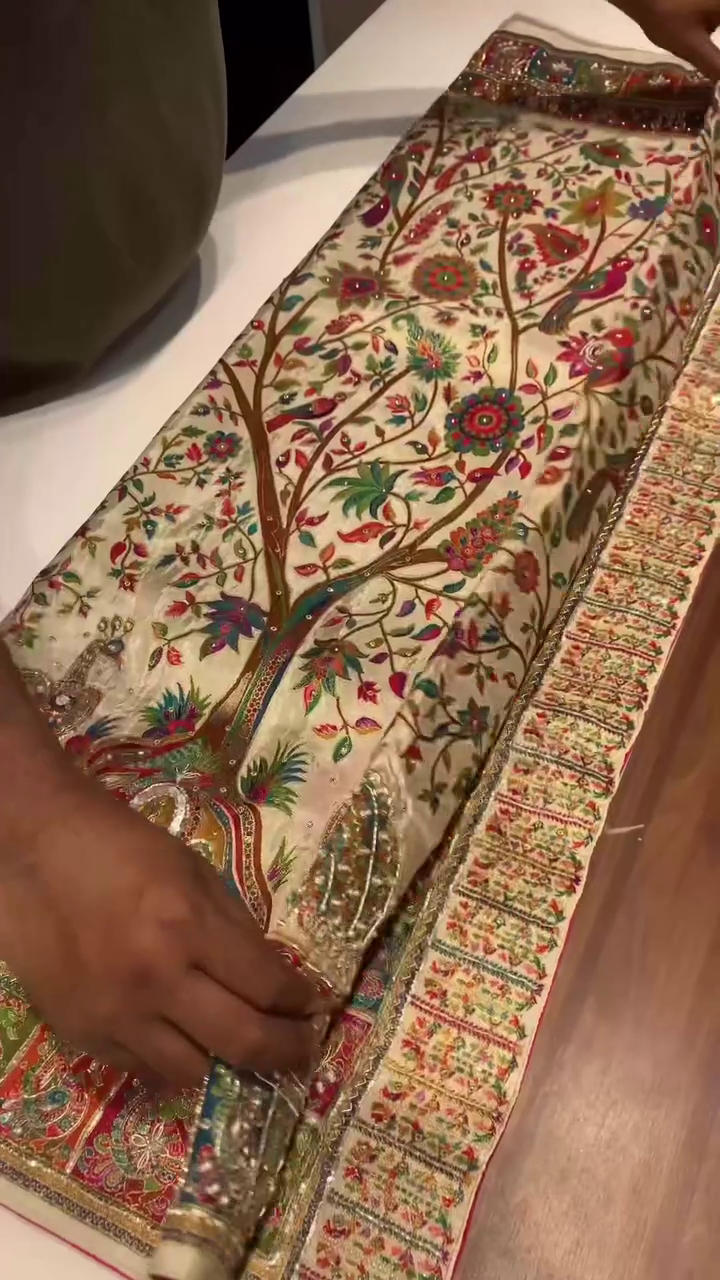 Multicolor Traditional Embroidered Saree