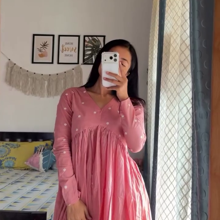 Soft Pink Modest Maxi Dress