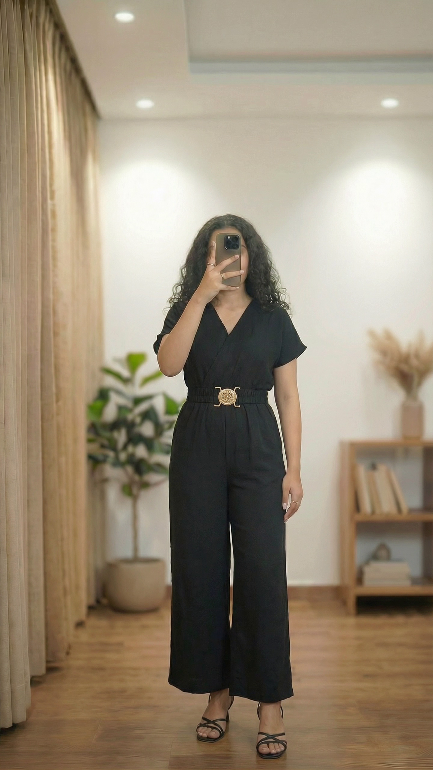 Printed Strap Jumpsuit