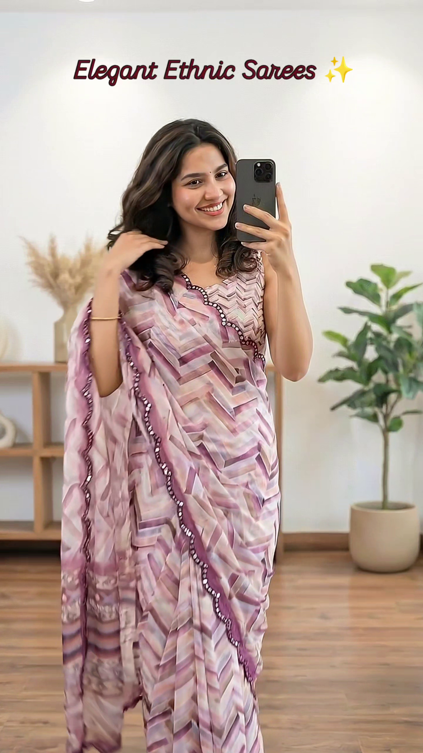 Elegant Ethnic Saree Look