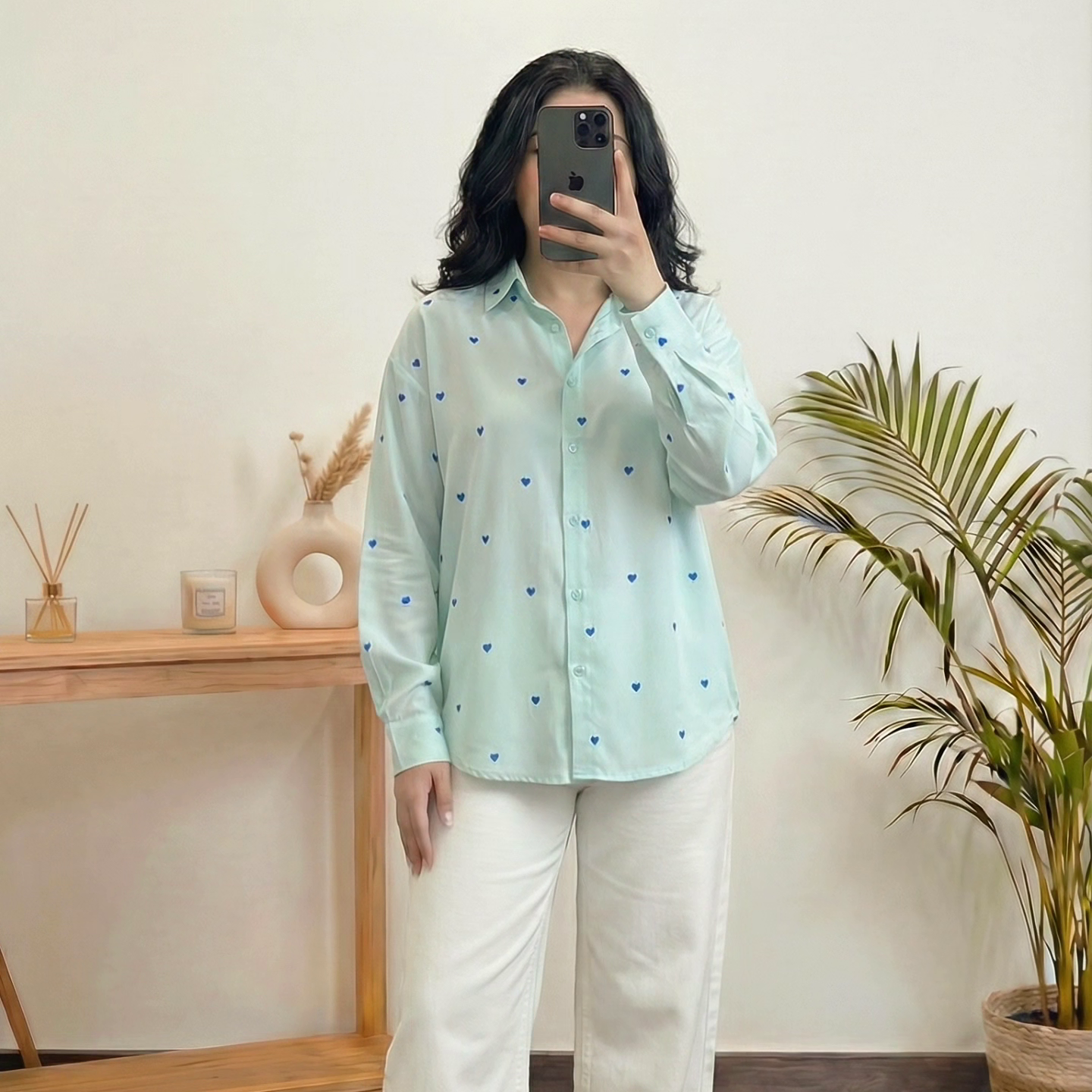 Striped Shirt & White Pants