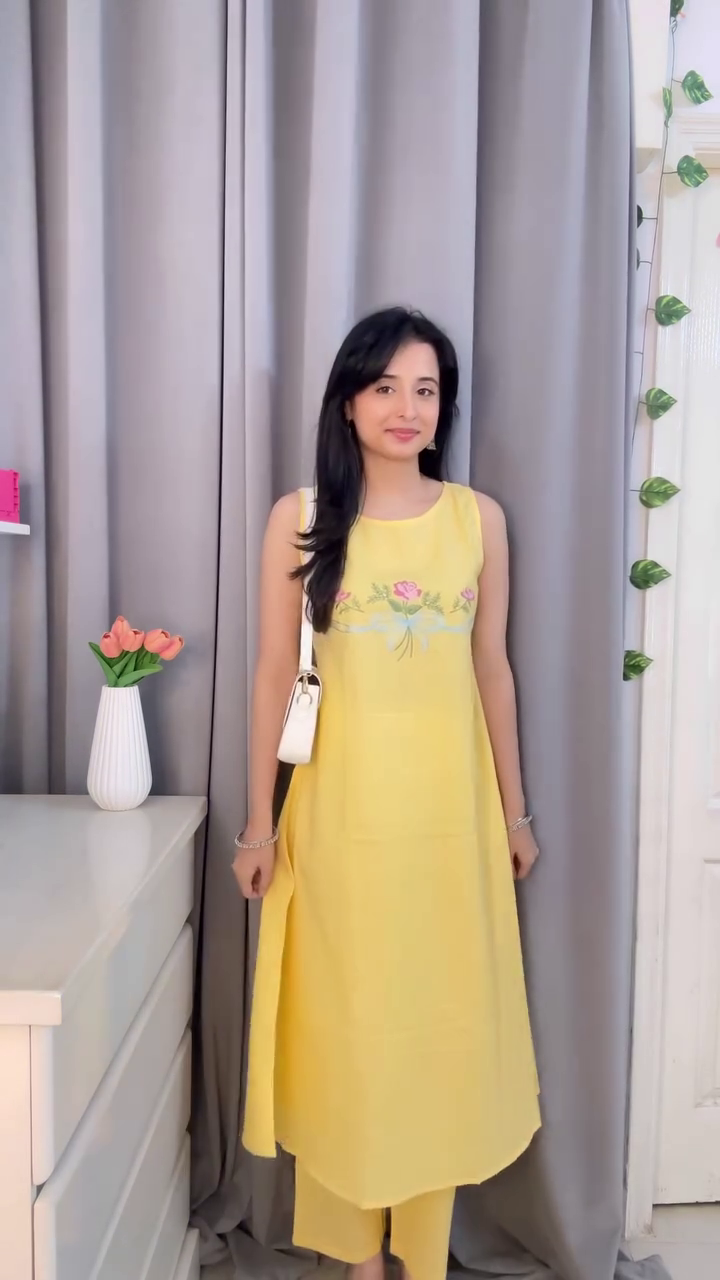 Soft Pink Straight Kurta Set