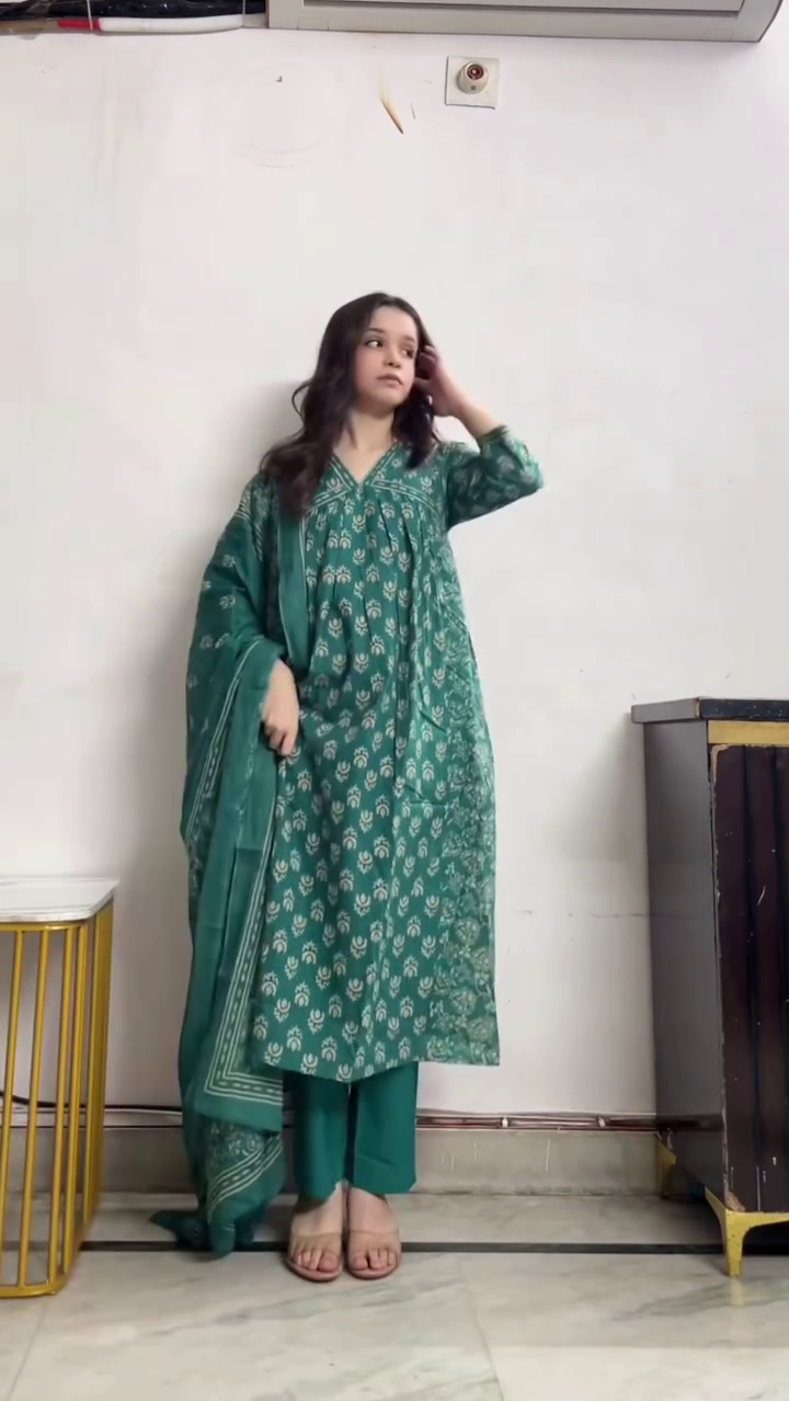 Red Kurta Set with Dupatta