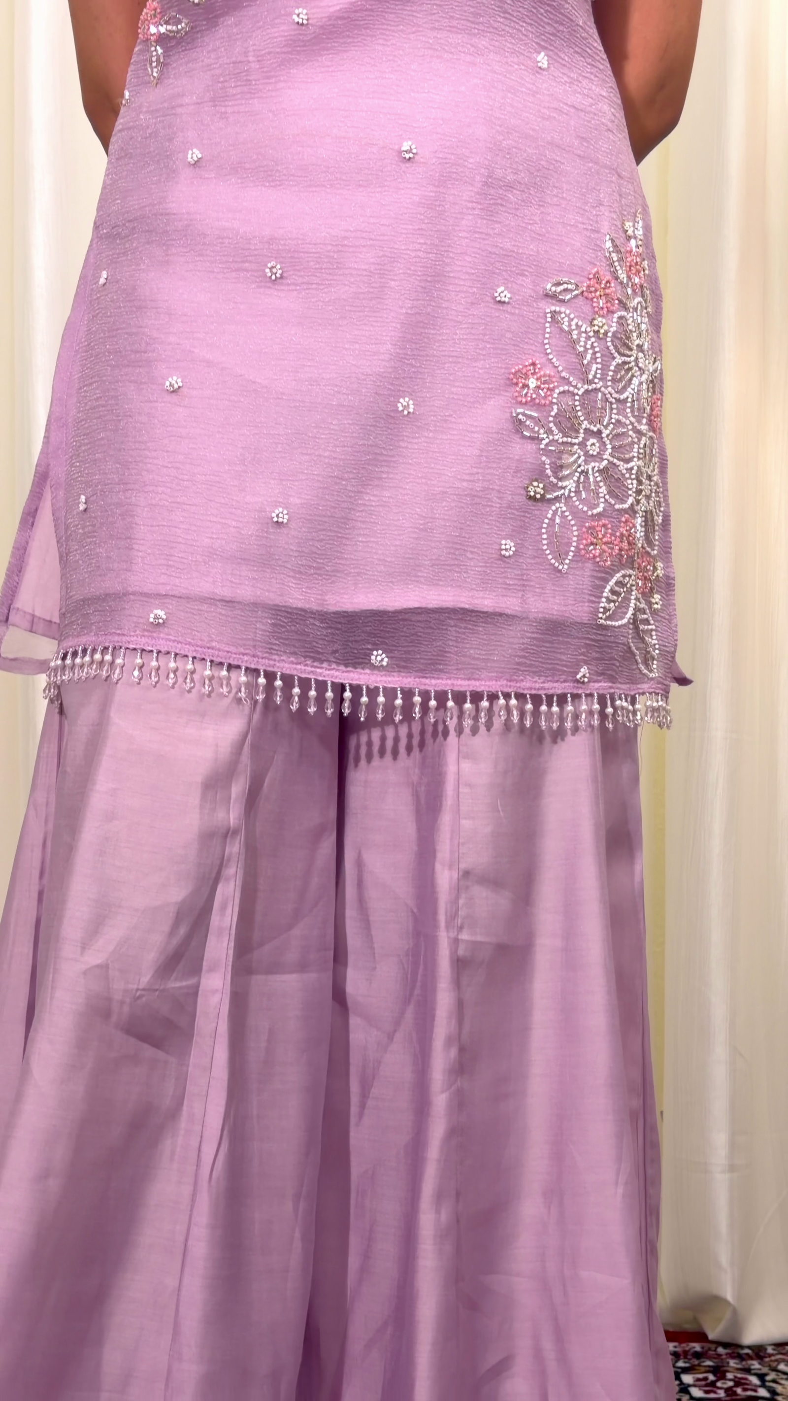 Pastel Green Sharara Set