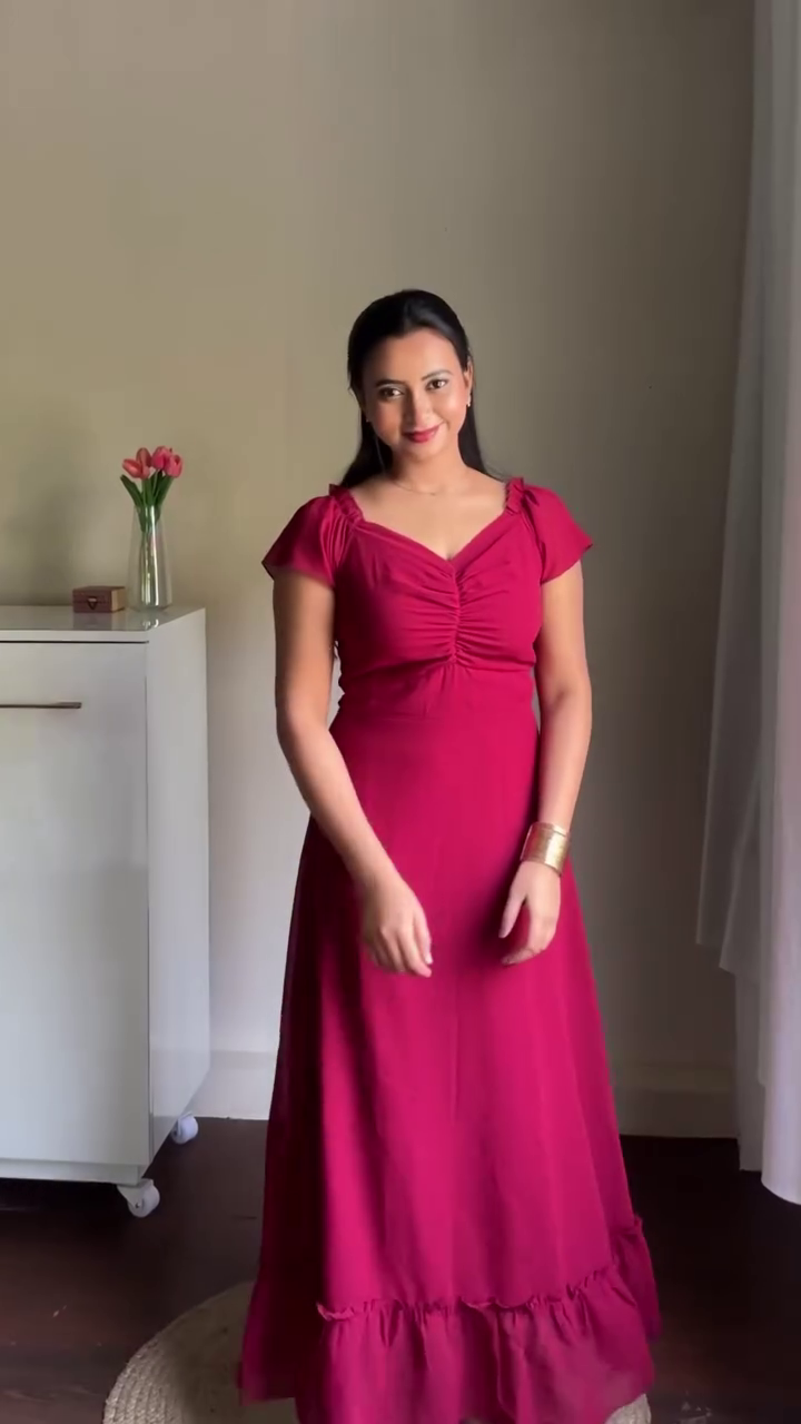 Sky Blue Flared Dress