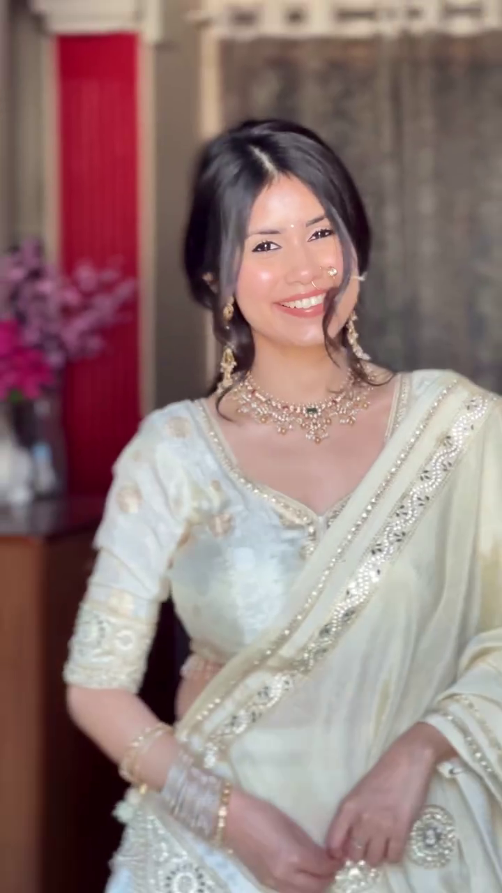 Pastel Green Lehenga Saree